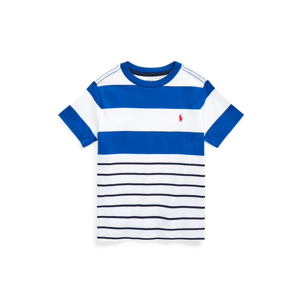 Striped Cotton Jersey Tee