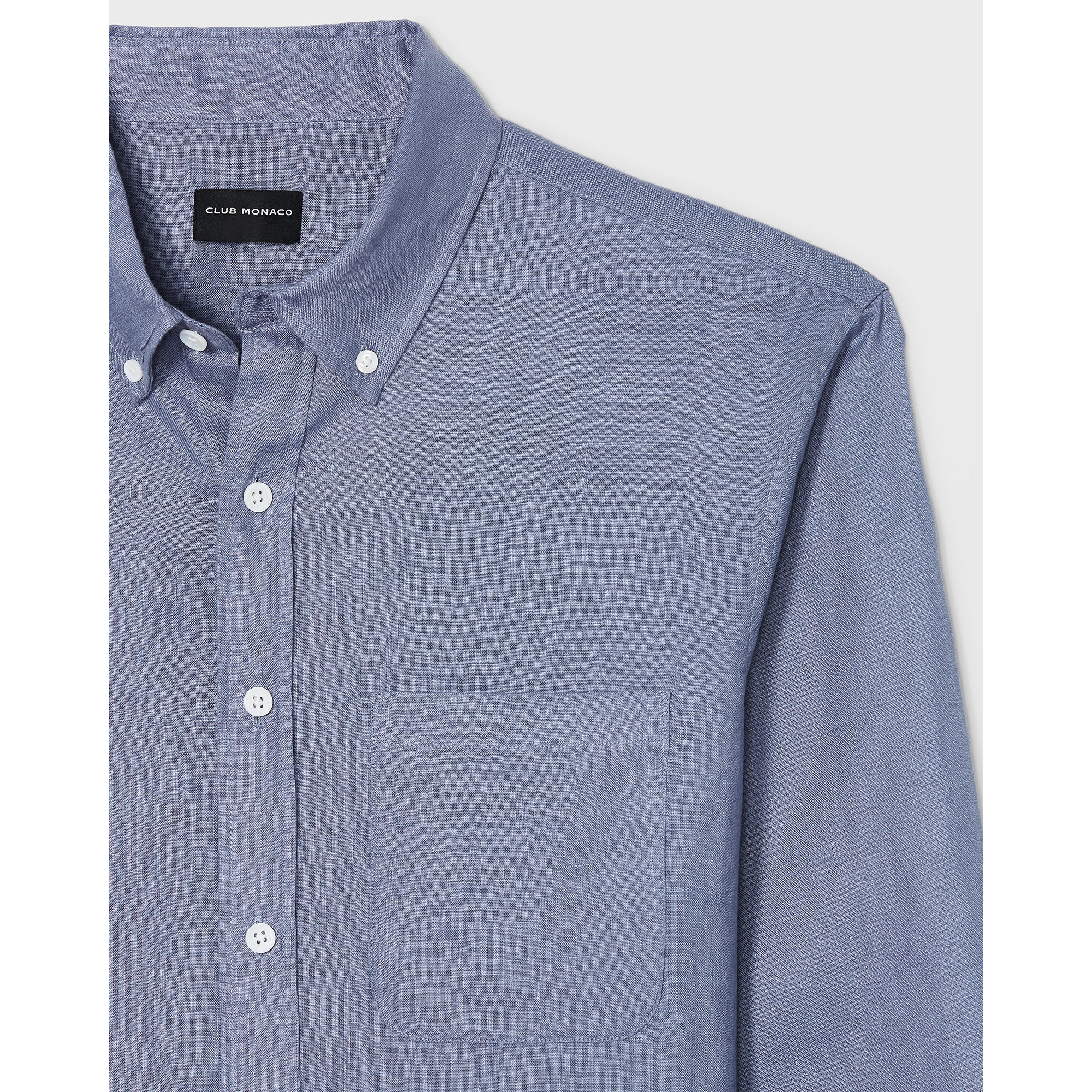 slim linen shirt