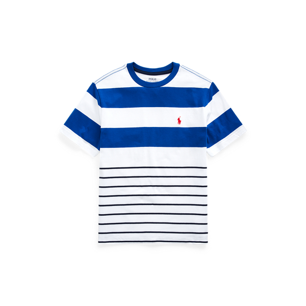 Striped Cotton Jersey Tee