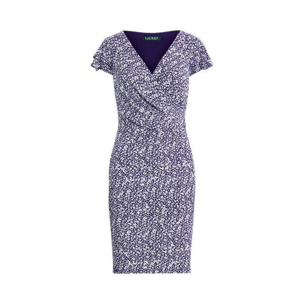 ralph lauren flutter sleeve gown