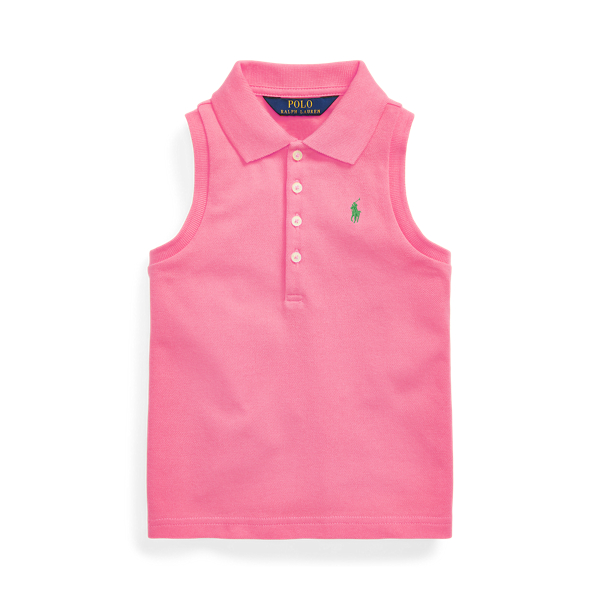 Stretch Cotton Mesh Polo
