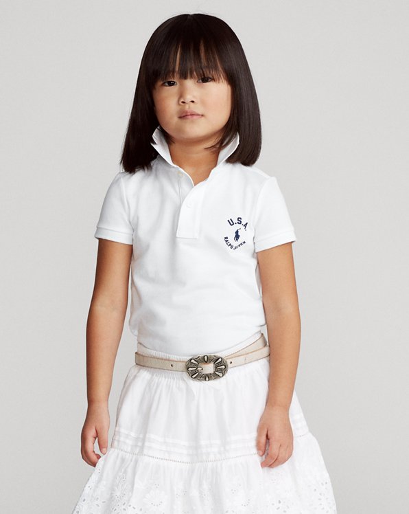 DE 116 Polo Ralph Lauren Mädchen Poloshirt Gr Mädchen Bekleidung Shirts & Tops Poloshirts 