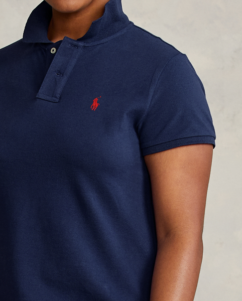Abito Polo in Piquè di Cotone Ralph Lauren