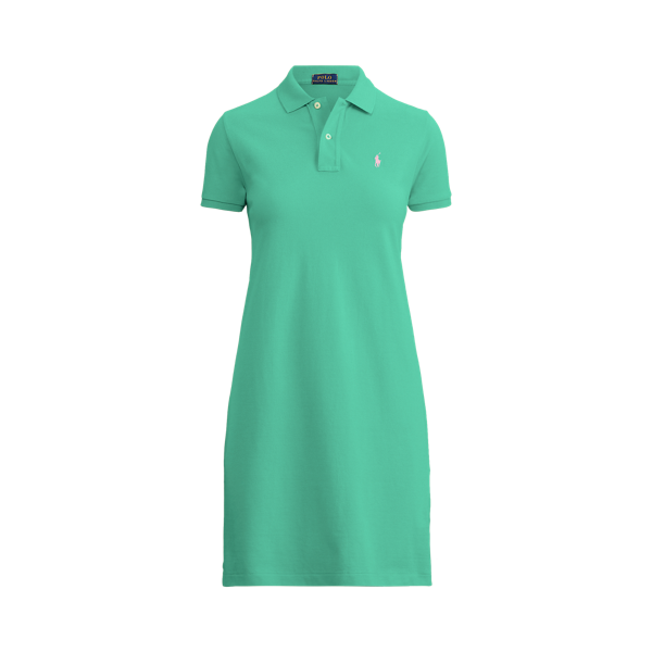 Robe polo en coton piqué