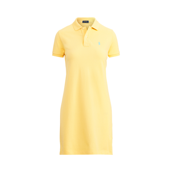 Robe polo en coton piqué