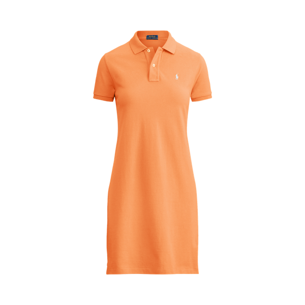 Robe polo en coton piqué