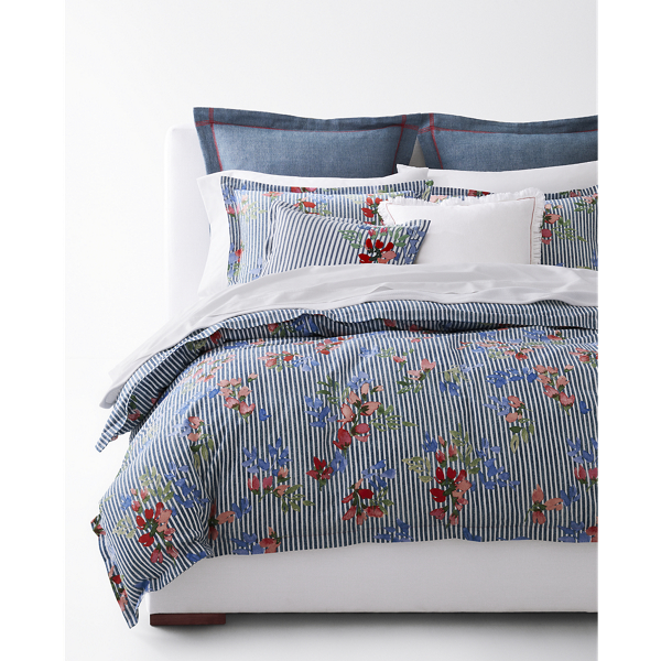 ralph lauren floral bed sheets