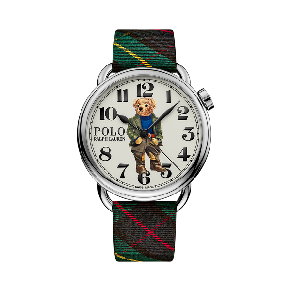 polo teddy bear watch