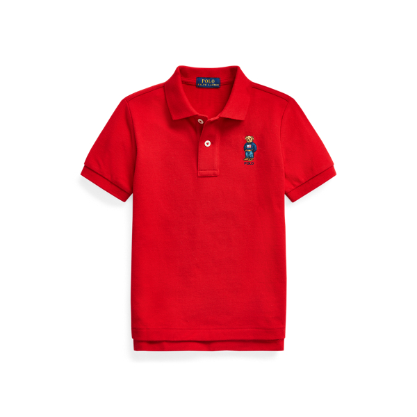 Polo Bear Cotton Mesh Polo