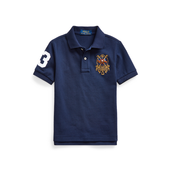 Polo en coton piqué joueurs de Polo