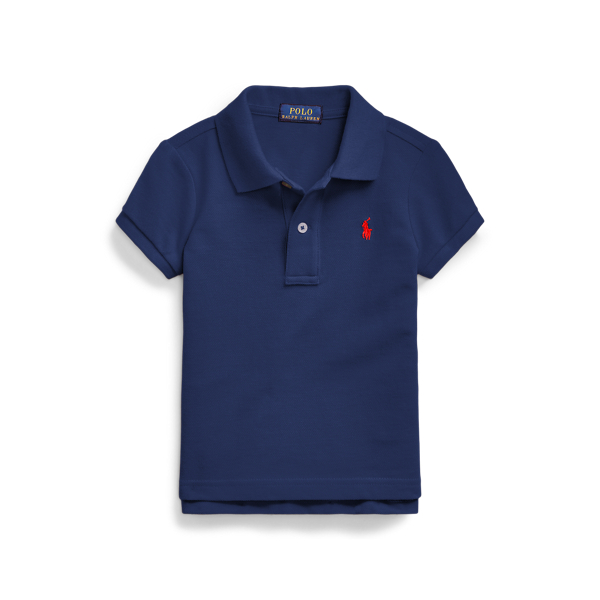 Cotton Mesh Polo Shirt