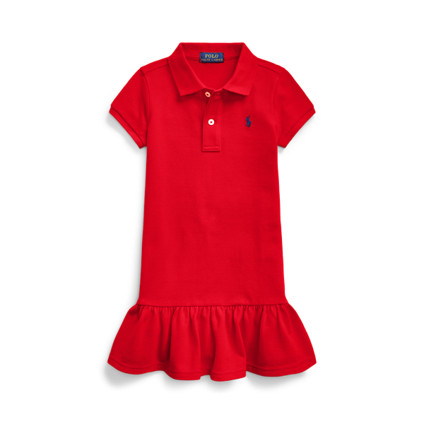 Robe polo en coton piqué