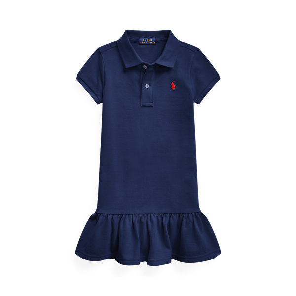 Robe polo en coton piqué