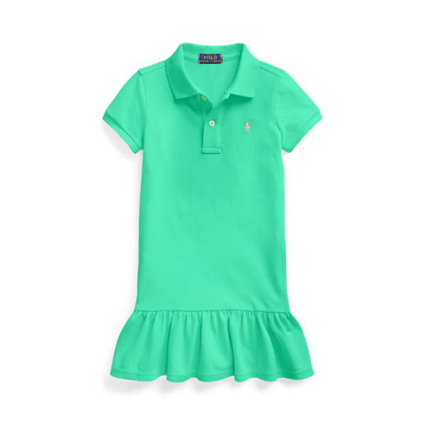 Robe polo en coton piqué