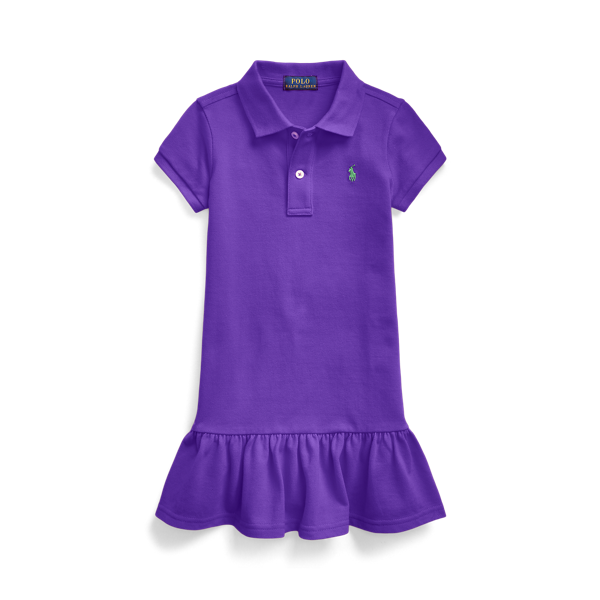 Robe polo en coton piqué