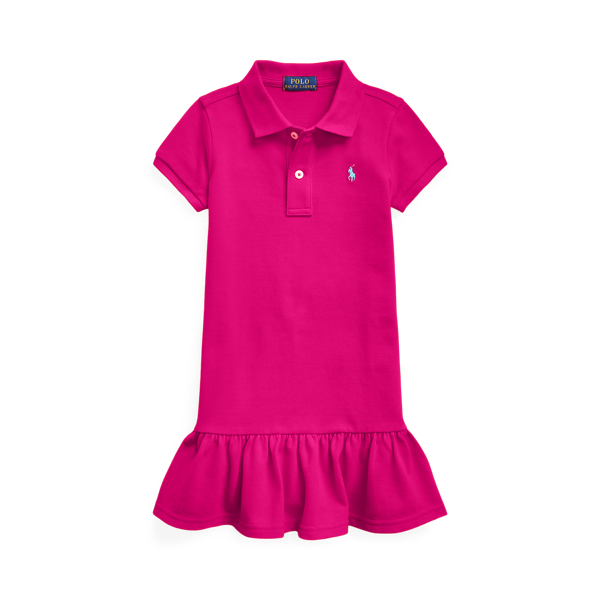 Robe polo en coton piqué