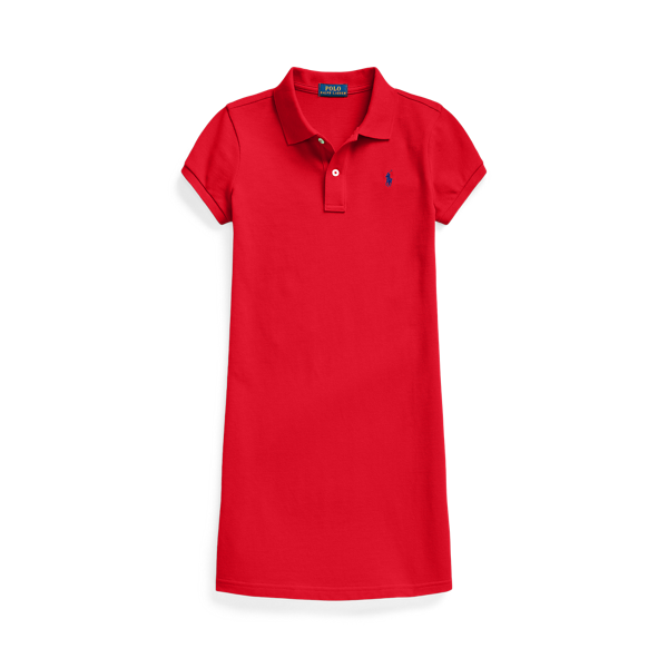 Robe polo en coton piqué