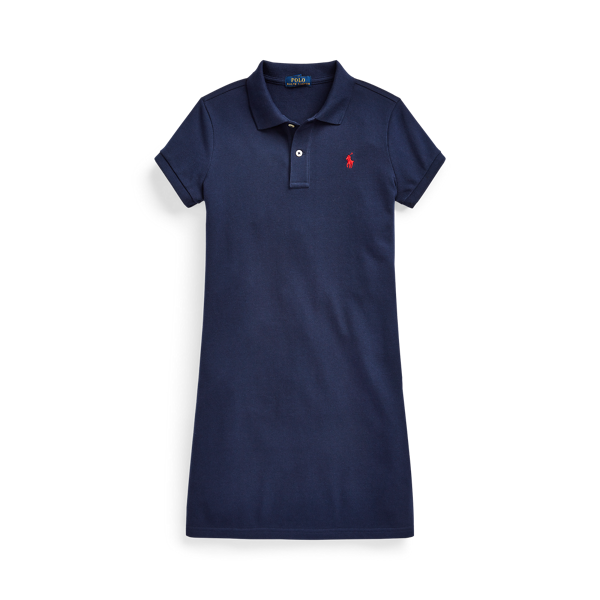 Robe polo en coton piqué