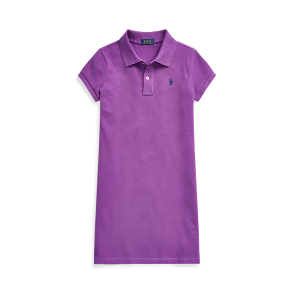 Robe polo en coton piqué