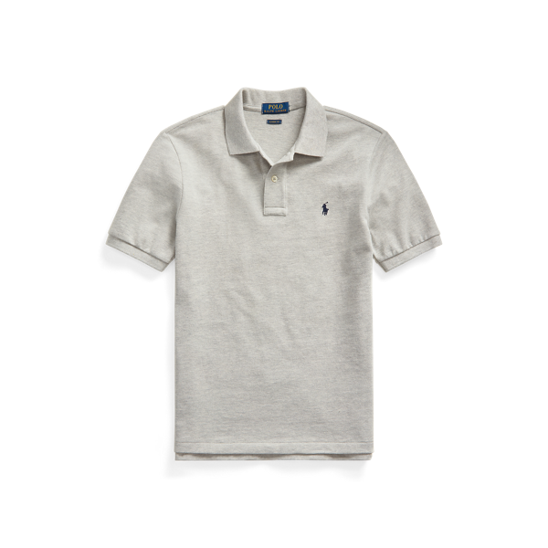 Polo ajusté en coton piqué