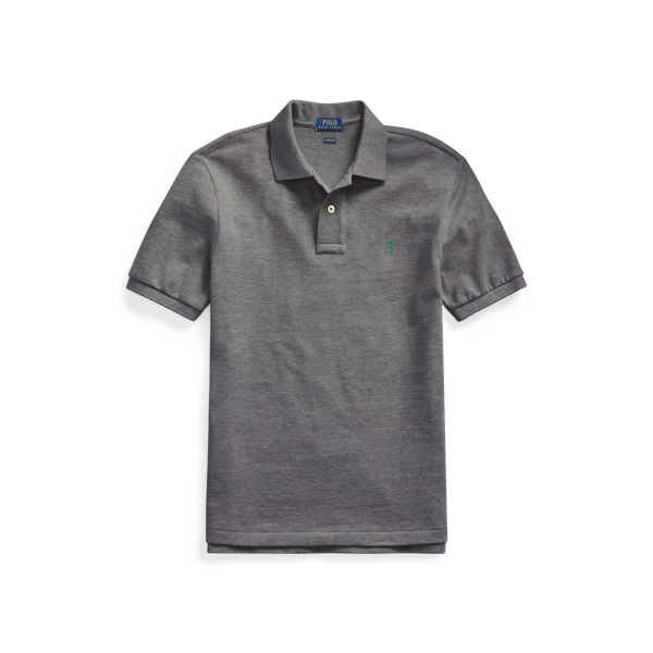 Polo ajusté en coton piqué