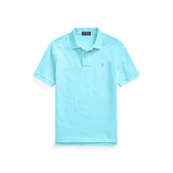 Polo cintré en coton piqué