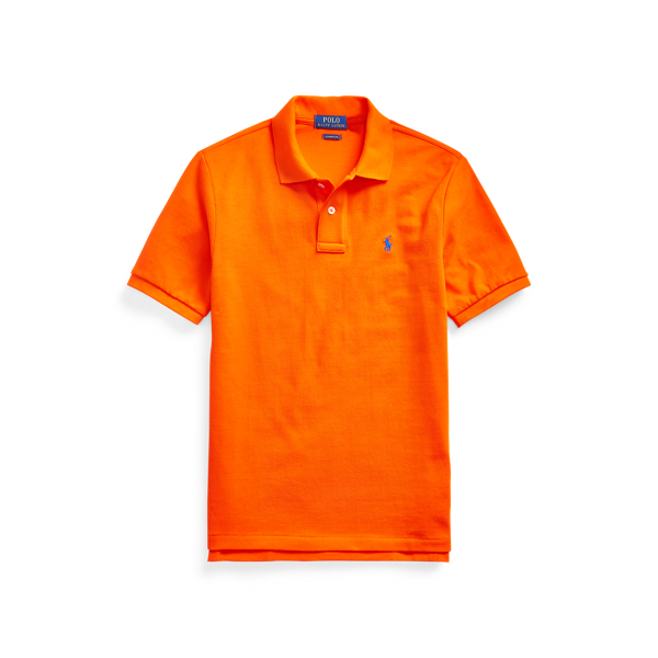 Camisa Polo em malha de algodão Slim Fit