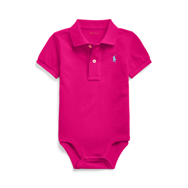 baby boy pink polo shirt