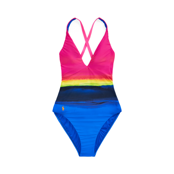 Maillot de bain une pièce dip-dye