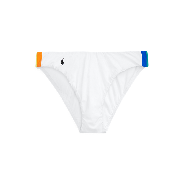 Bas de bikini à rayures