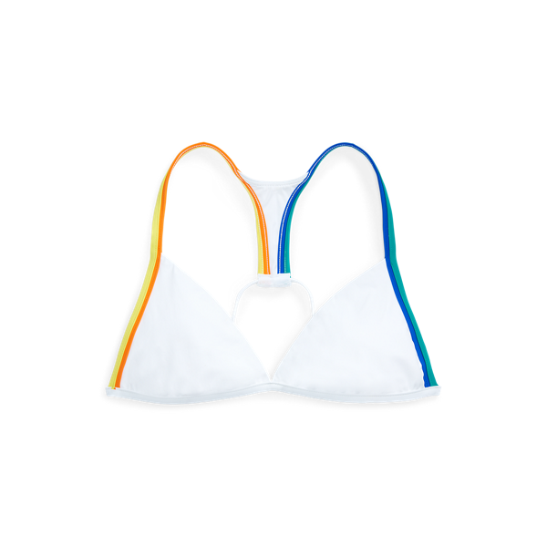 Haut de bikini à rayures