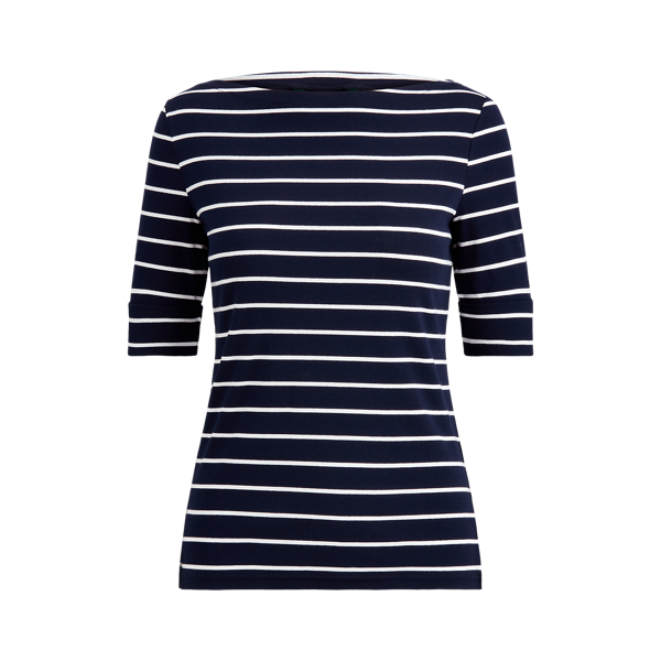 Marinière à encolure bateau