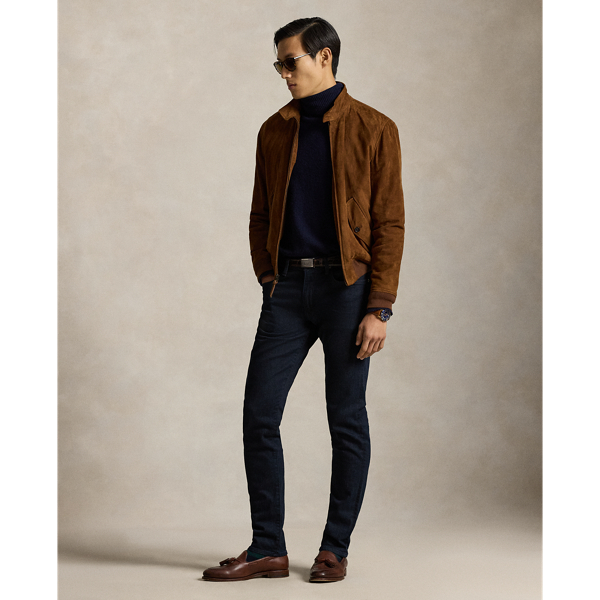 The slim-leg Sullivan features a regular rise and a trim fit through the seat, thigh and knee. These jeans are woven with soft cotton yarn and elastane for extra comfort.