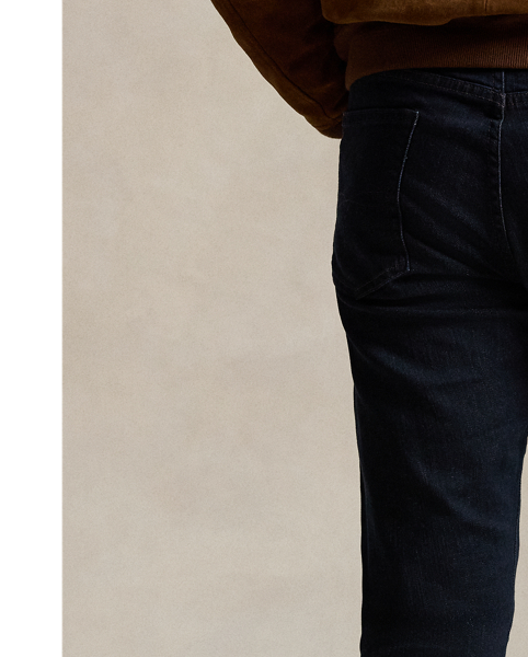 The slim-leg Sullivan features a regular rise and a trim fit through the seat, thigh and knee. These jeans are woven with soft cotton yarn and elastane for extra comfort.