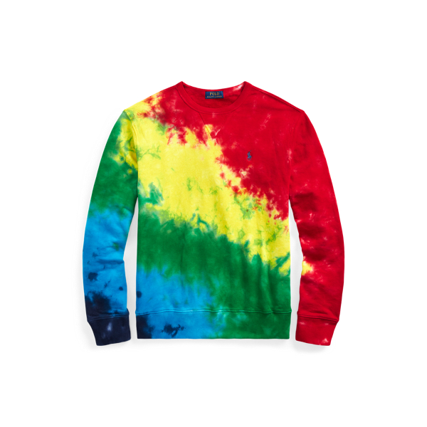 Tie-Dye Terry Sweatshirt for Men | Ralph Lauren® UK
