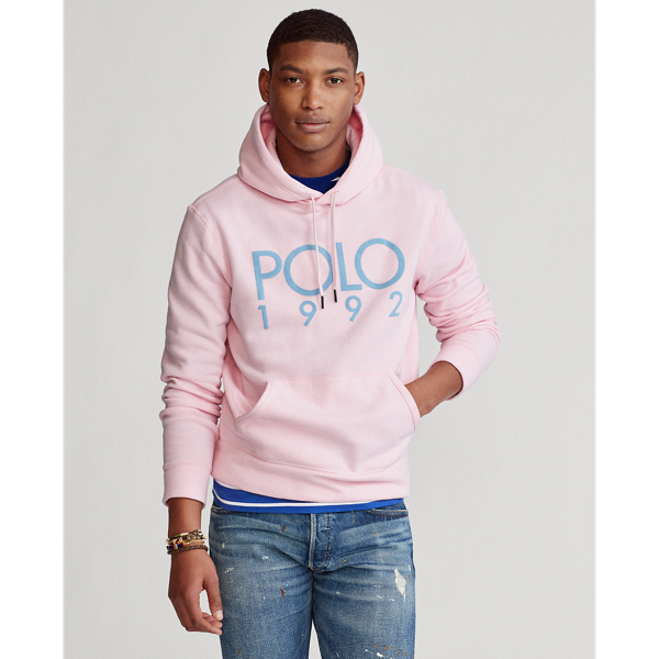 polo 1992 hoodie pink
