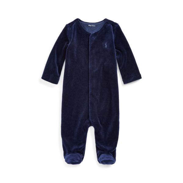 Velour Footed Coverall for Baby Ralph Lauren® IE