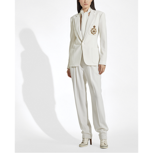 Ralph Lauren Collection Katherine wollen crêpe jas 3