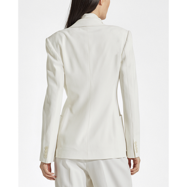 Ralph Lauren Collection Katherine wollen crêpe jas 5