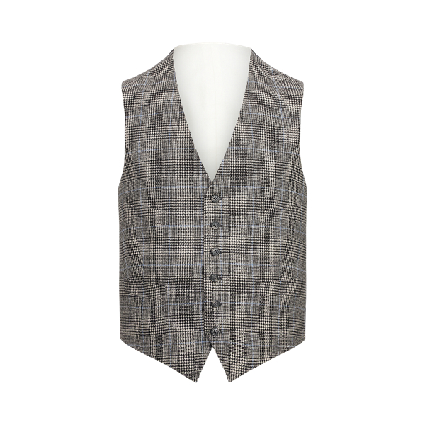 Glen Plaid Wool Vest voor Men | Ralph Lauren® BE