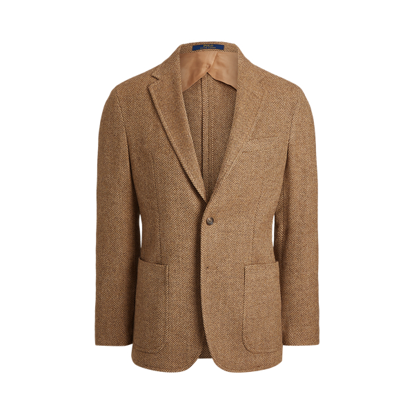 ralph lauren tweed blazer mens