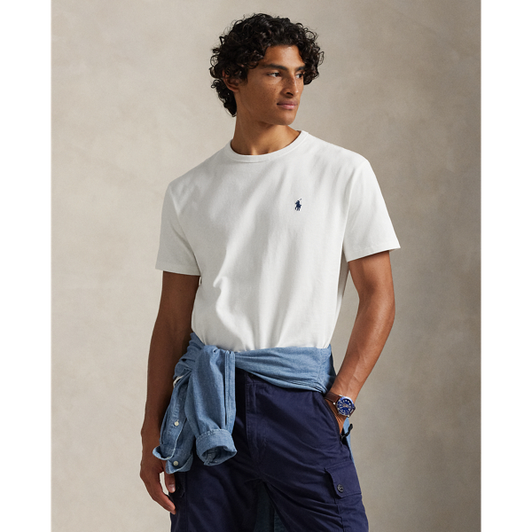 This T-shirt's heavyweight jersey is inspired by a Polo fabric from the 1990s and updated with 100% cotton.