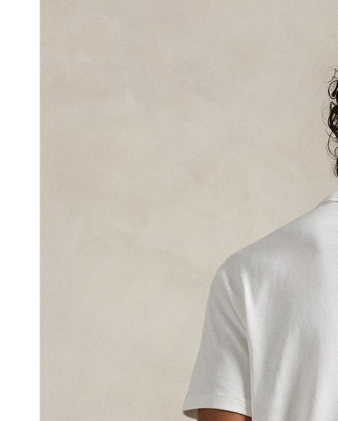 This T-shirt's heavyweight jersey is inspired by a Polo fabric from the 1990s and updated with 100% cotton.