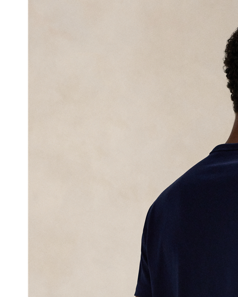 This T-shirt's heavyweight jersey is inspired by a Polo fabric from the 1990s and updated with 100% cotton.