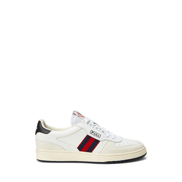 polo ralph lauren court trainers