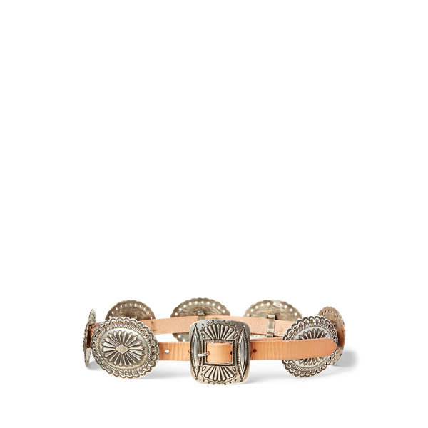 Ceinture concho en cuir