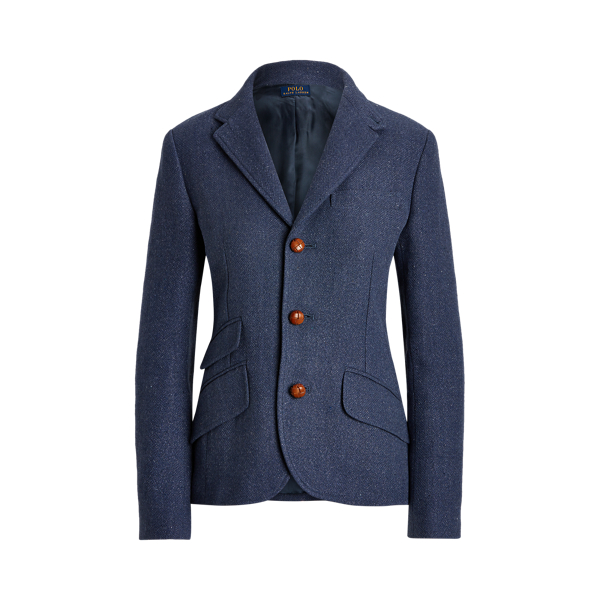 ralph lauren blue blazer ladies