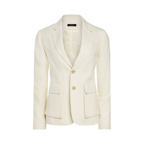 ralph lauren women's white blazer