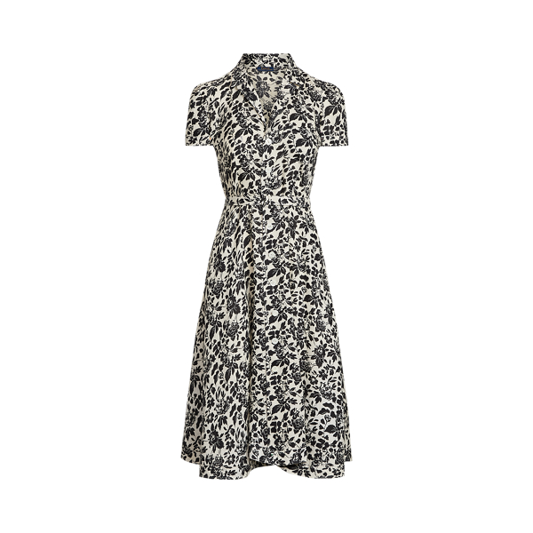 ralph lauren black floral dress