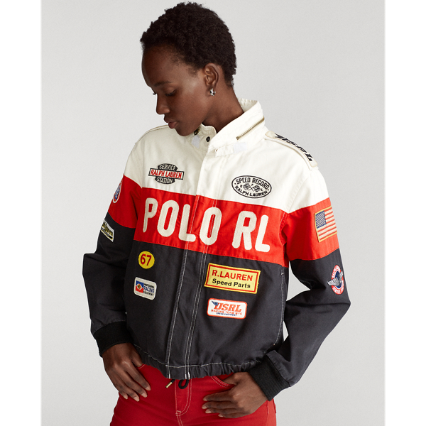 polo bomber jacket womens